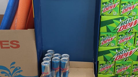 Red Bull Dollar General Floorstand